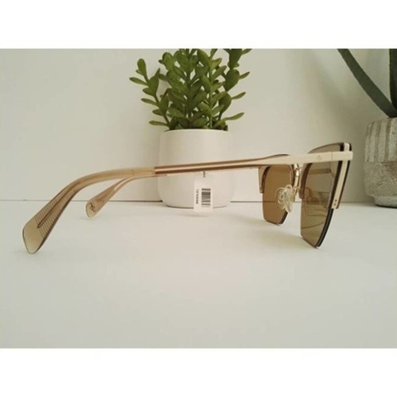 Rag & Bone Women's Cat Eye RNB 1007/S Sunglasses Opal Brown Frame - Picture 3 of 6